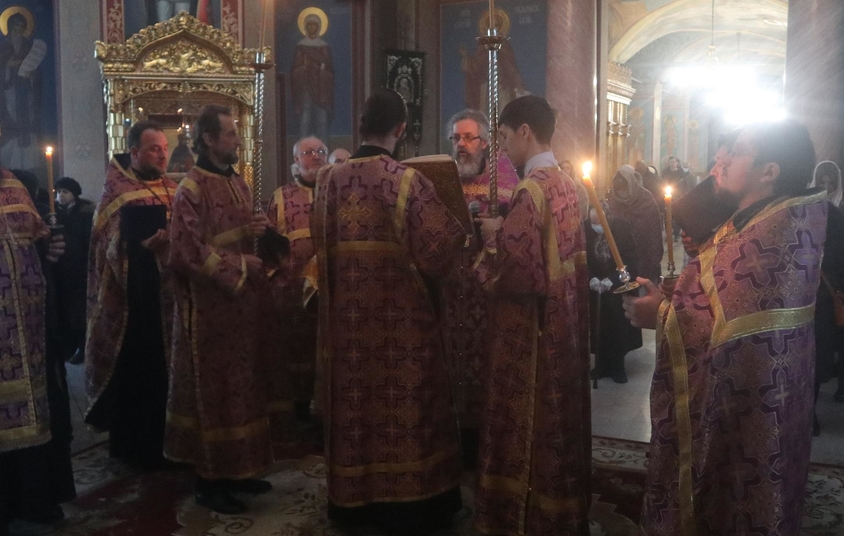 Божественная Литургия на 1-й неделе Великого поста.