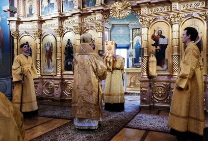Первое Архиерейское богослужение в новом году